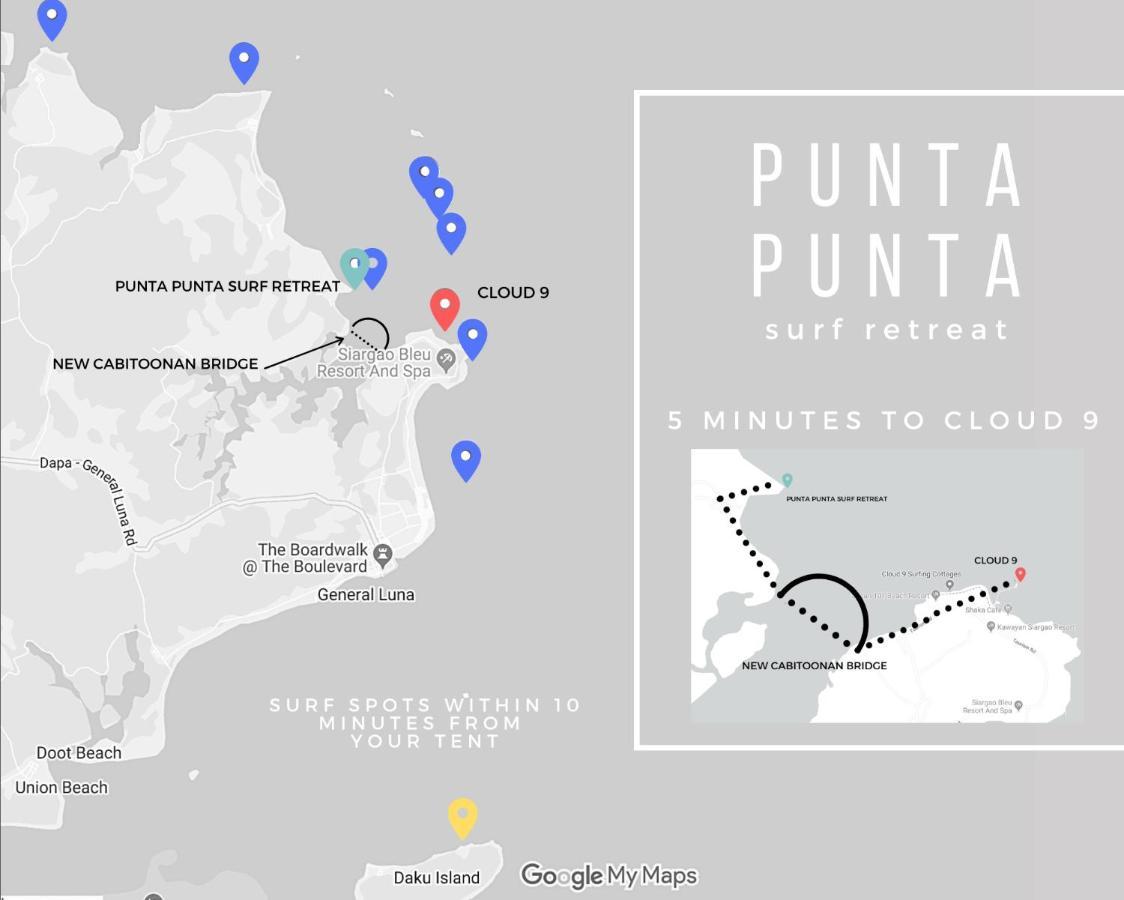 卢纳将军城 Punta Punta Surf Retreat酒店 外观 照片